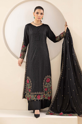 Maria.B. - Winter 3PC Dhanak Embroidered Suit - SS0494